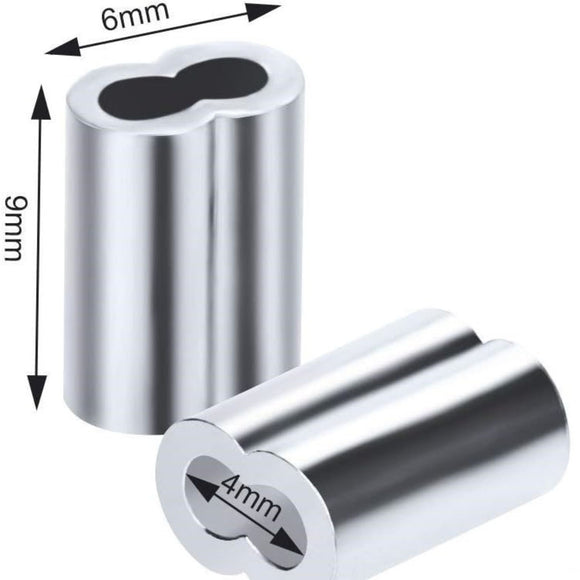 Vinyl Coated Rudder Cable with Crimping Sleeves