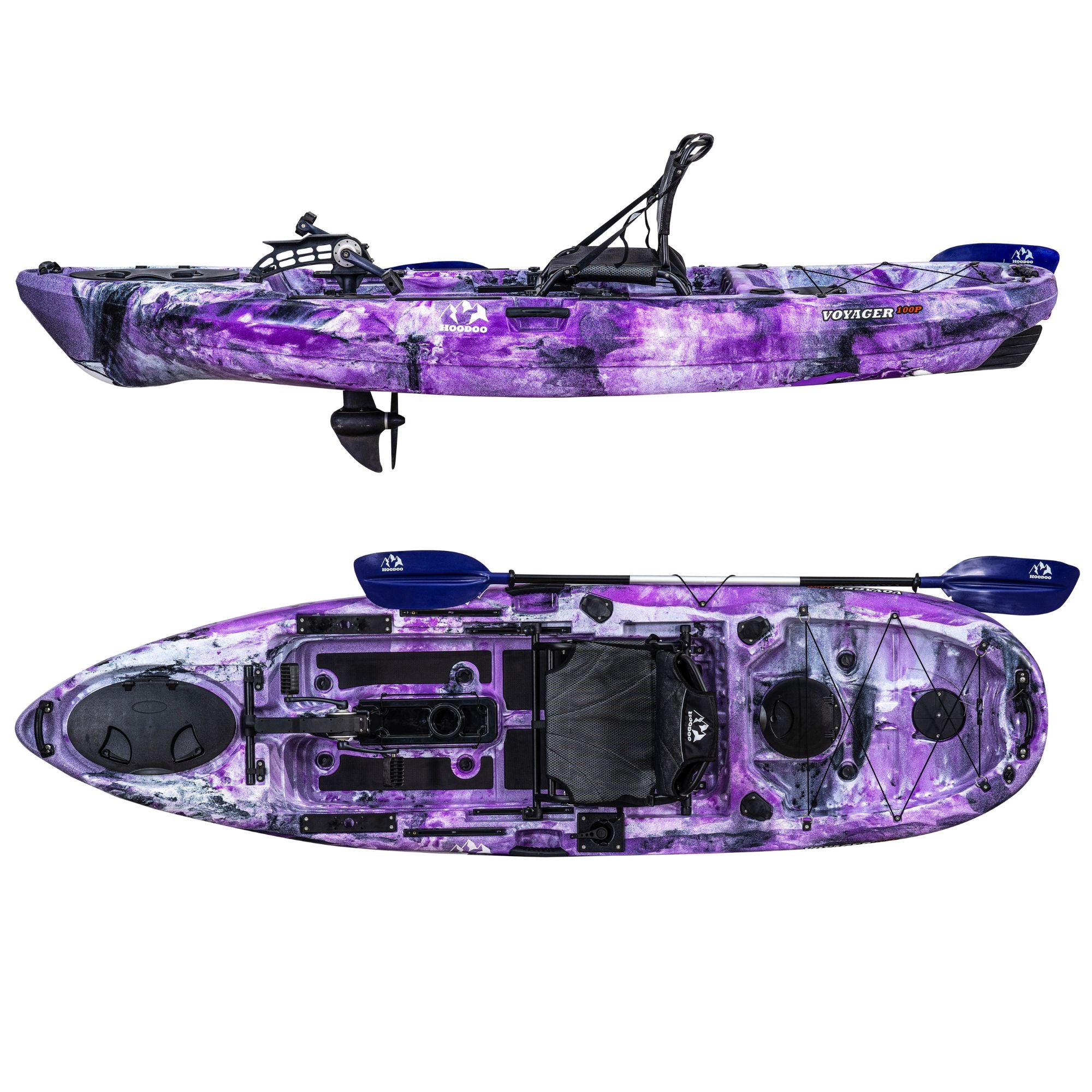 Buy purple-haze Hoodoo Voyager 100P Pedal Drive Kayak