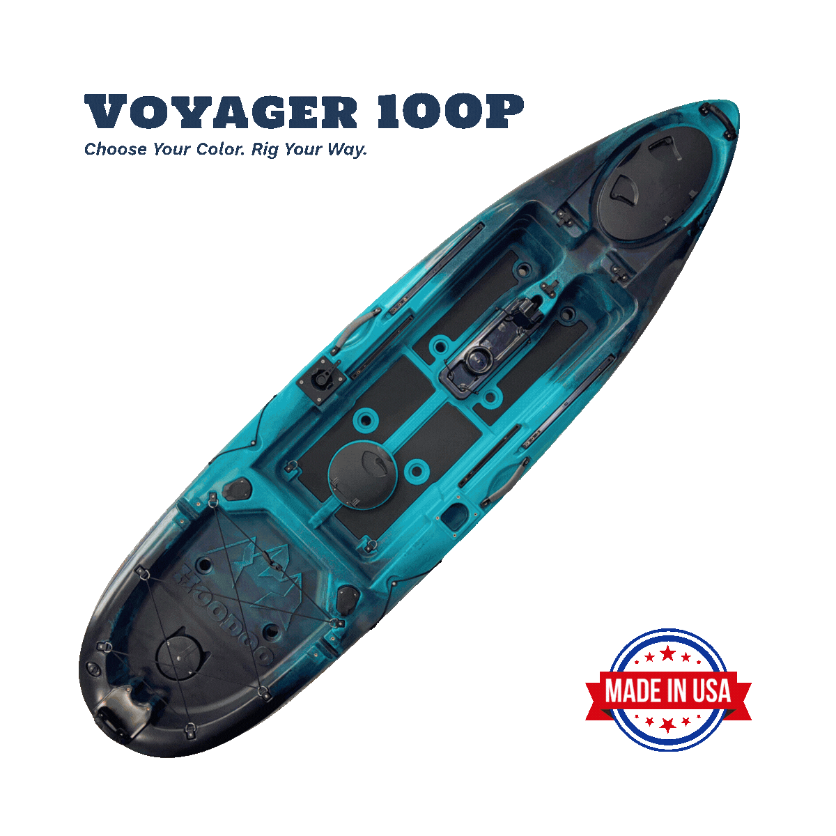 Hoodoo Voyager 100P Pedal Drive Kayak – Hoodoo Sports