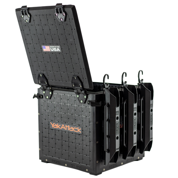 YakAttack BlackPak Pro Kayak Fishing Crate - 13" x 13"
