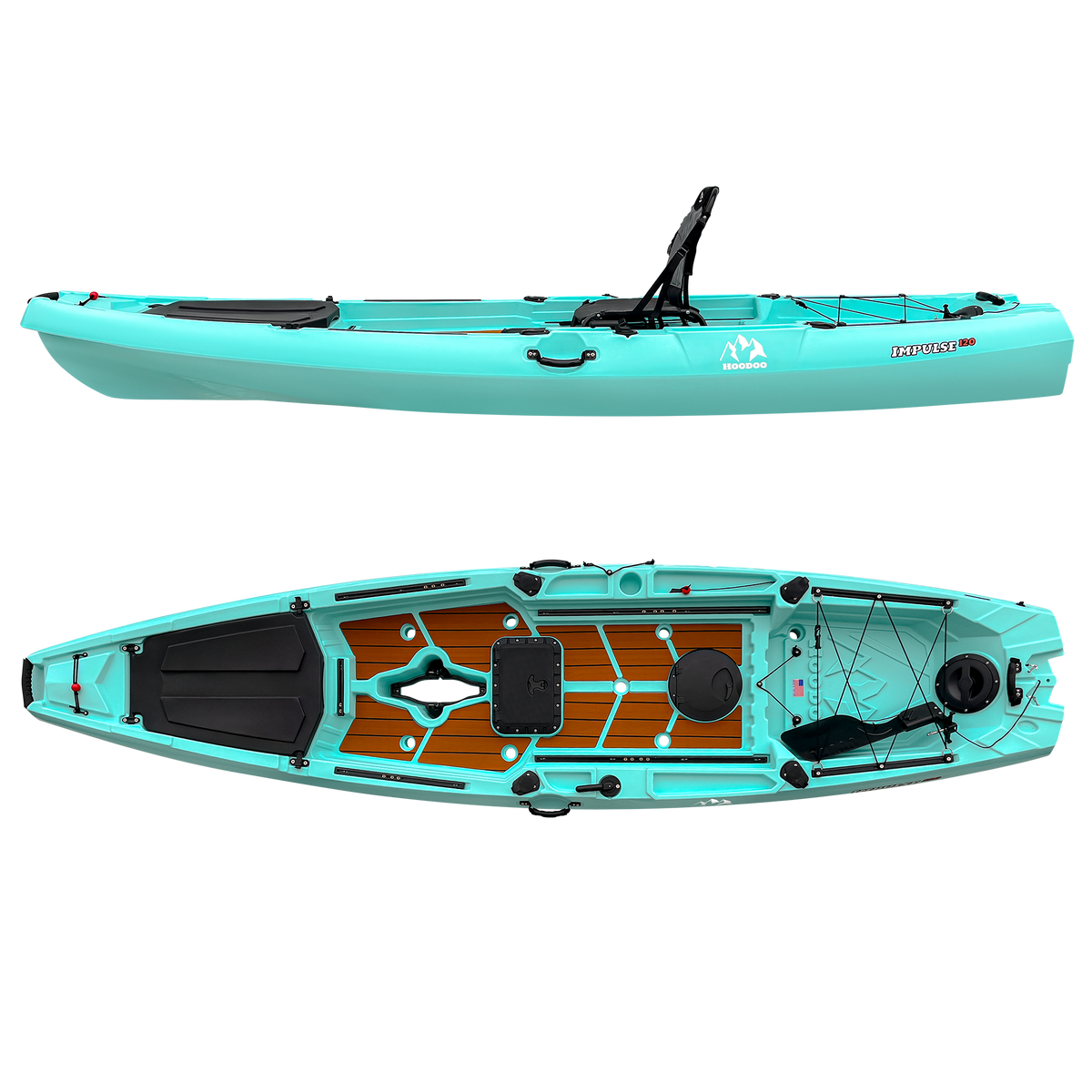 Hoodoo Impulse 120 Fin Drive Kayak