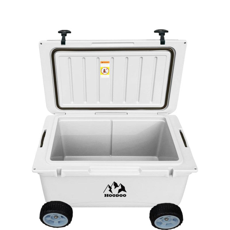 Hoodoo Sub-Z 70 Quart Cooler With Wheels White