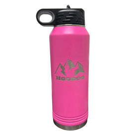 Hoodoo 32oz. Water Bottle Tumbler Hoodoo Sports Pink