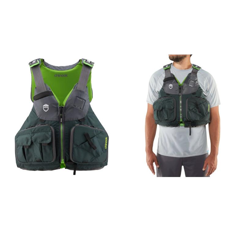 NRS - Chinook Fishing PFD Charcoal / XL/XXL