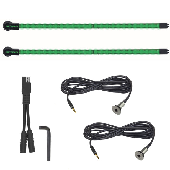 10" YakPower Green LED Light Kit (2pc 10in.) Kayak Light YakPower