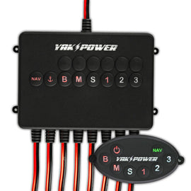 YakPower-RP8R 8 Circuit Bluetooth Enabled Switching System Kayak Power YakPower