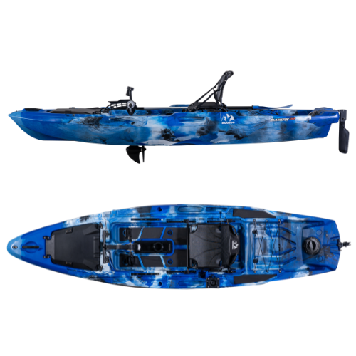 kayak pedal boat Hoodoo Blackfin 120P Pedal Drive Kayak, Propeller Drive / Blue Lagoon