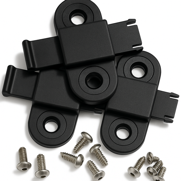 Pedal Drive and Trolling Motor Mounting Clips (3-Pack)