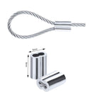 Vinyl Coated Rudder Cable with Crimping Sleeves-1