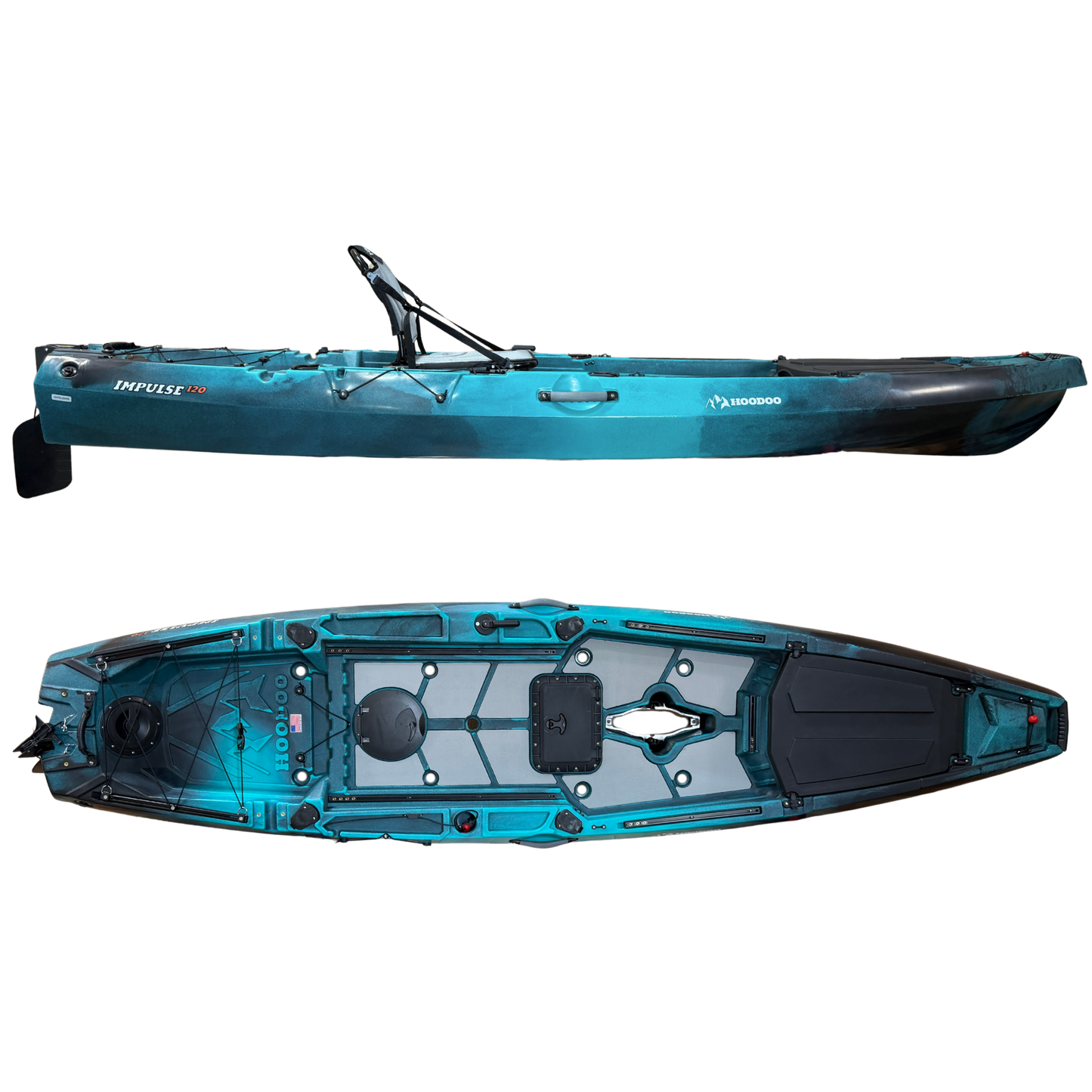 Hoodoo Impulse 120 Fin Drive Kayak