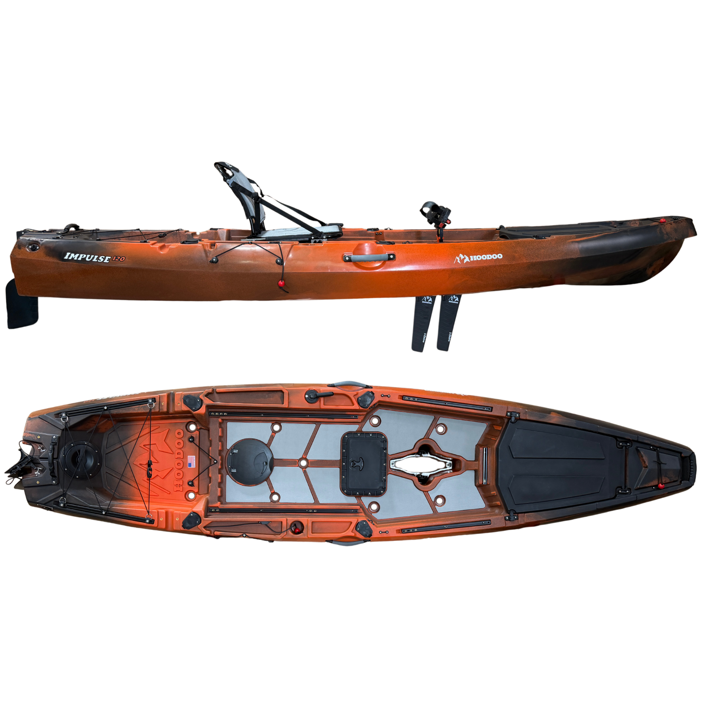 Hoodoo Impulse 120 Fin Drive Kayak