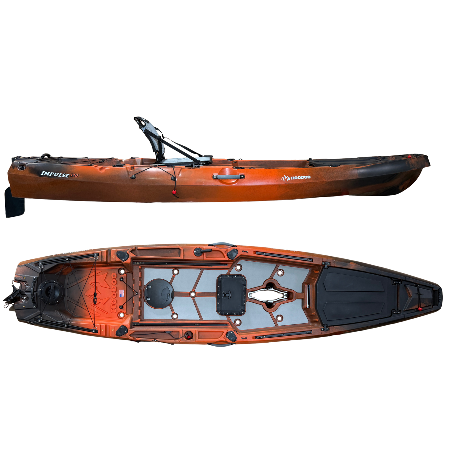 Hoodoo Impulse 120 Fin Drive Kayak