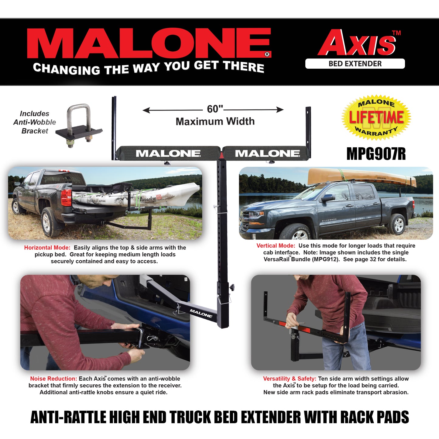 Malone Autorack Truck Bed Extender