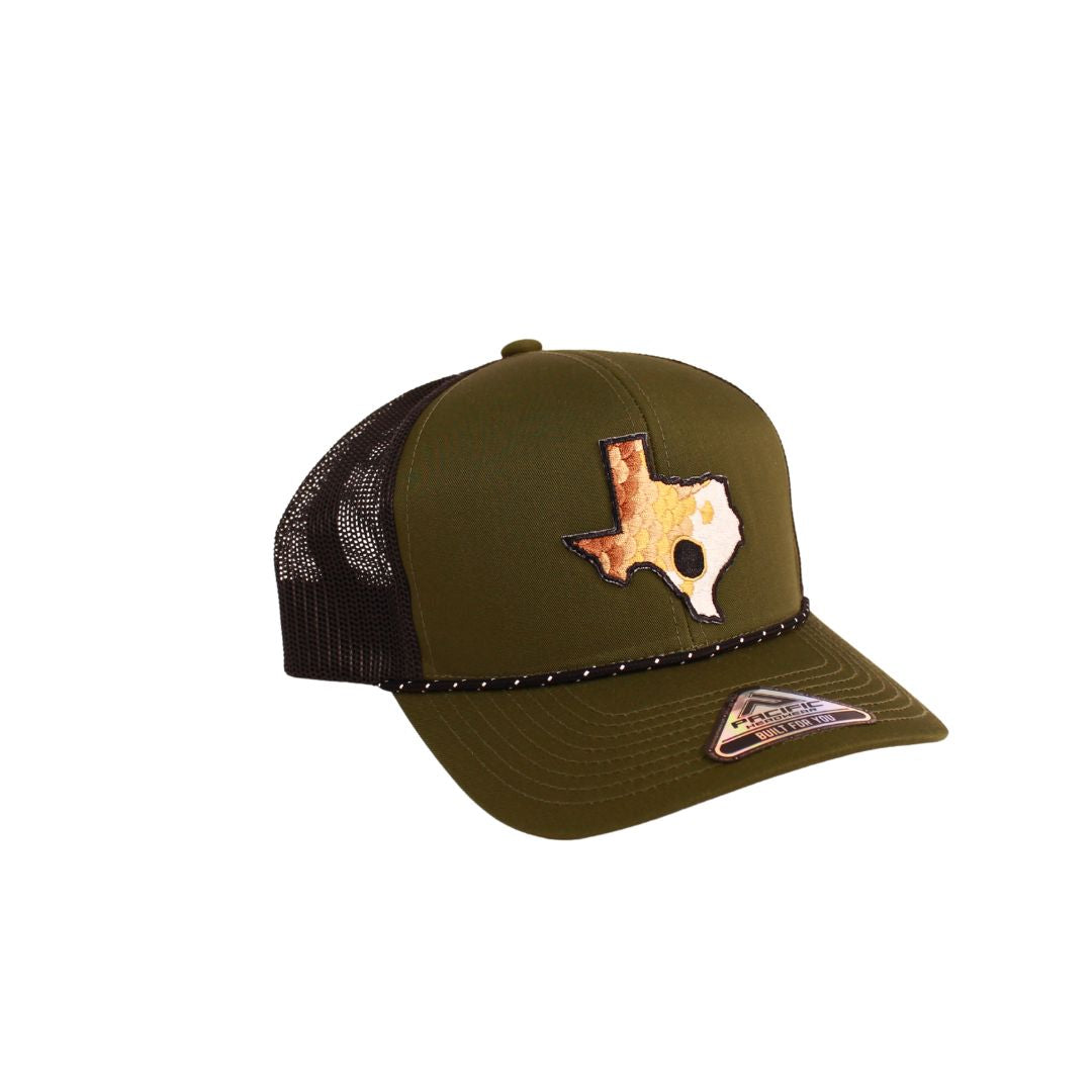 Texas Fishing Patch Hats