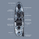 Hoodoo Voyager 100P Pedal Drive Kayak-2