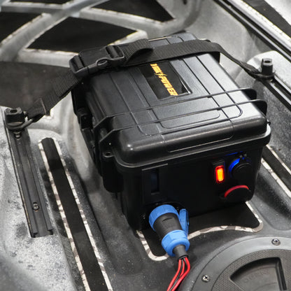 Portable Power Station with 5 Circuit Wireless Digital Switching System (batteries not included)