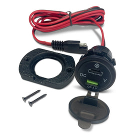 YakPower USB Charging Port – Dual (USB-A + USB-C)