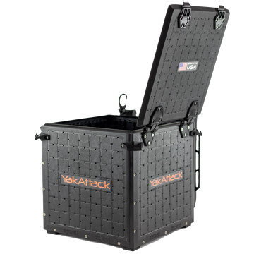 YakAttack BlackPak Pro Kayak Fishing Crate - 13" x 13" - 0