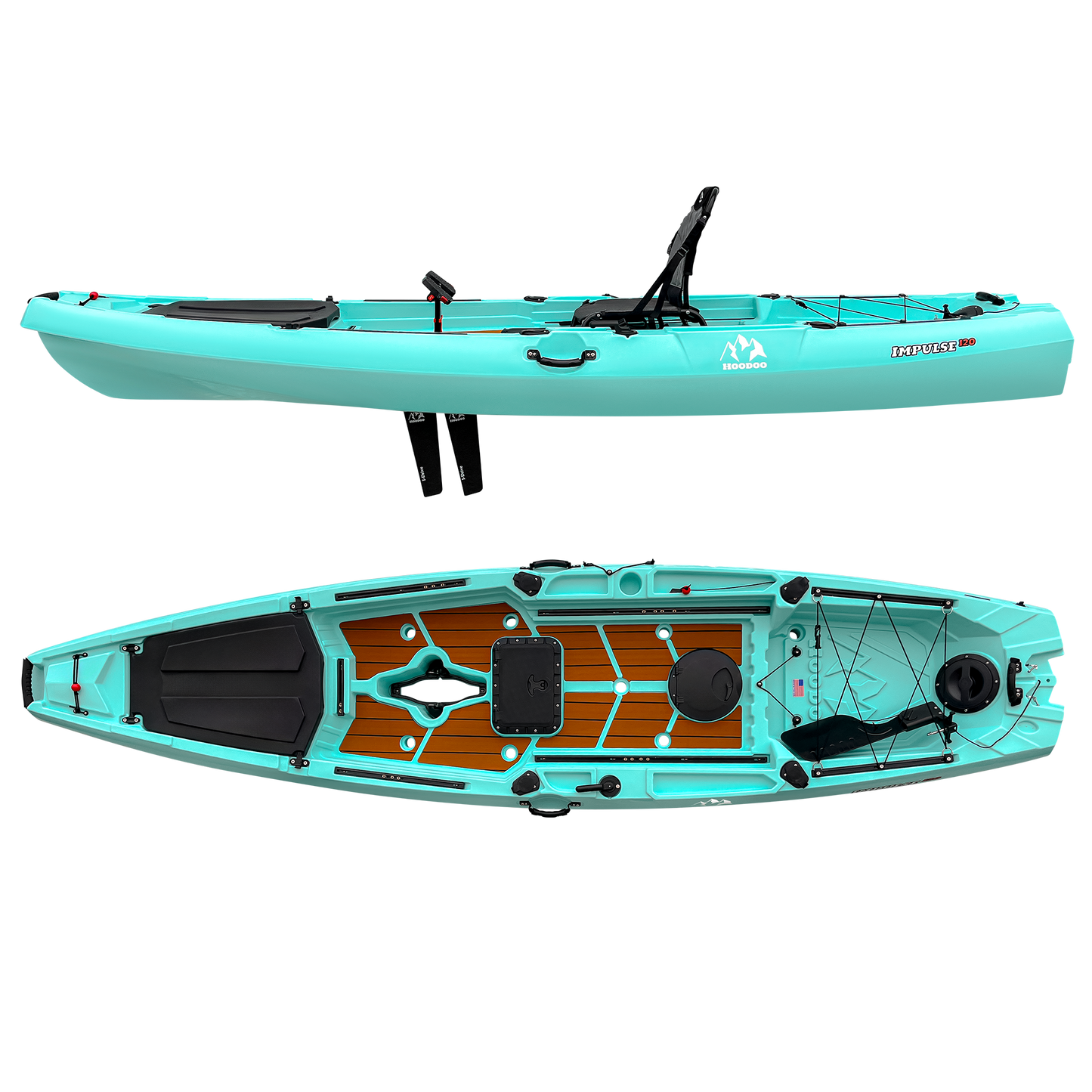 Hoodoo Impulse 120 Fin Drive Kayak