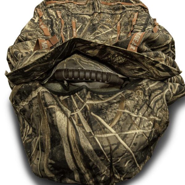 Ambush Camo Kayak Cover & Hunting Blind - Hoodoo Sports