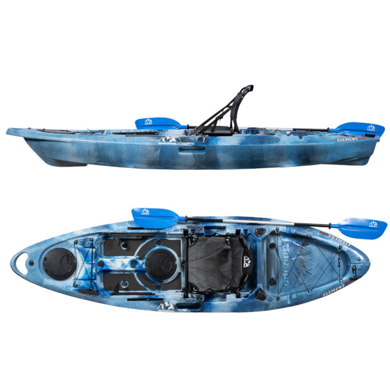 HOODOO Element 100S Sit On Top Kayak Kayak Hoodoo Sports Blue Lagoon 