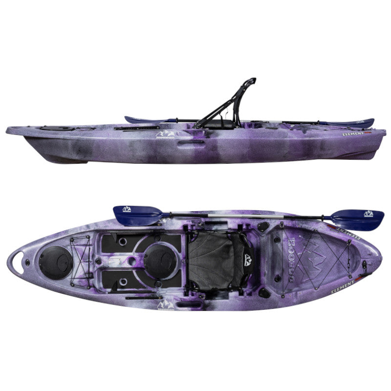 HOODOO Element 100S Sit On Top Kayak Kayak Hoodoo Sports Purple Haze 