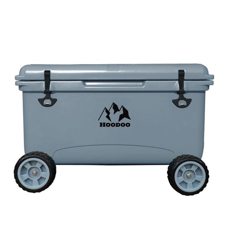 Hoodoo Sub-Z 70 Quart Cooler With Wheels Gray