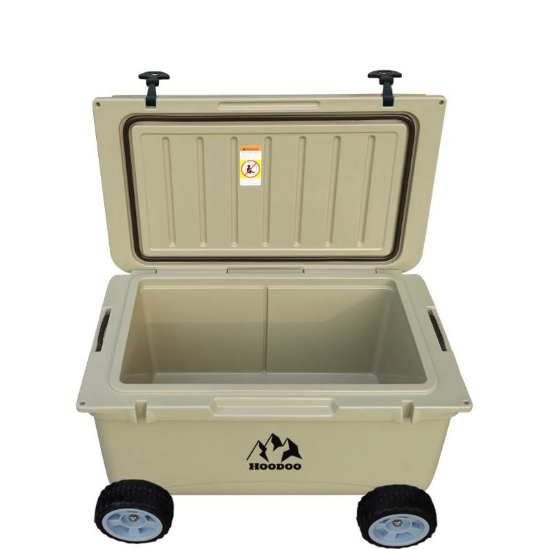 Hoodoo Sub-Z 70 Quart Cooler With Wheels Tan