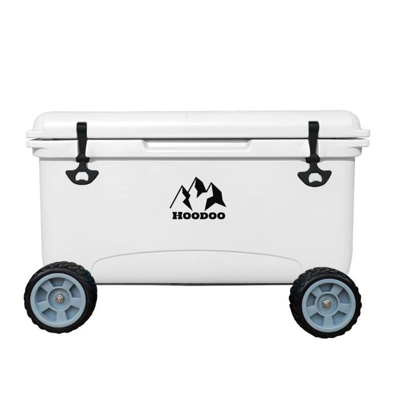 Hoodoo Sub-Z 70 Quart Cooler With Wheels White