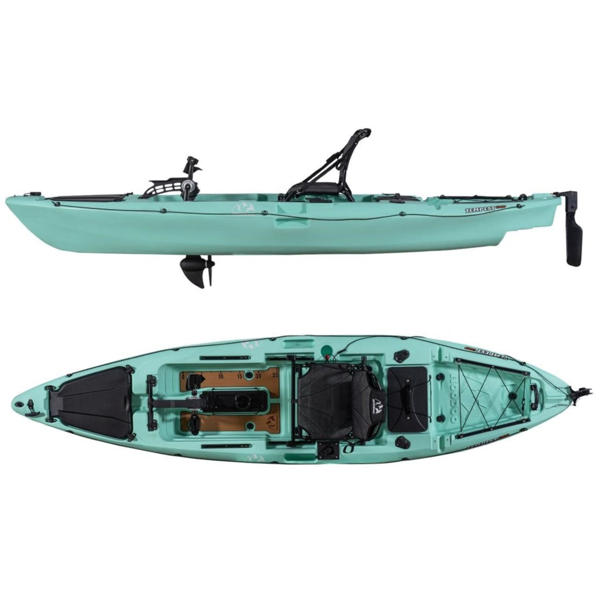 HOODOO Tempest 120P Pedal Drive Kayak Kayak Hoodoo Sports Limited Edition Seafoam 