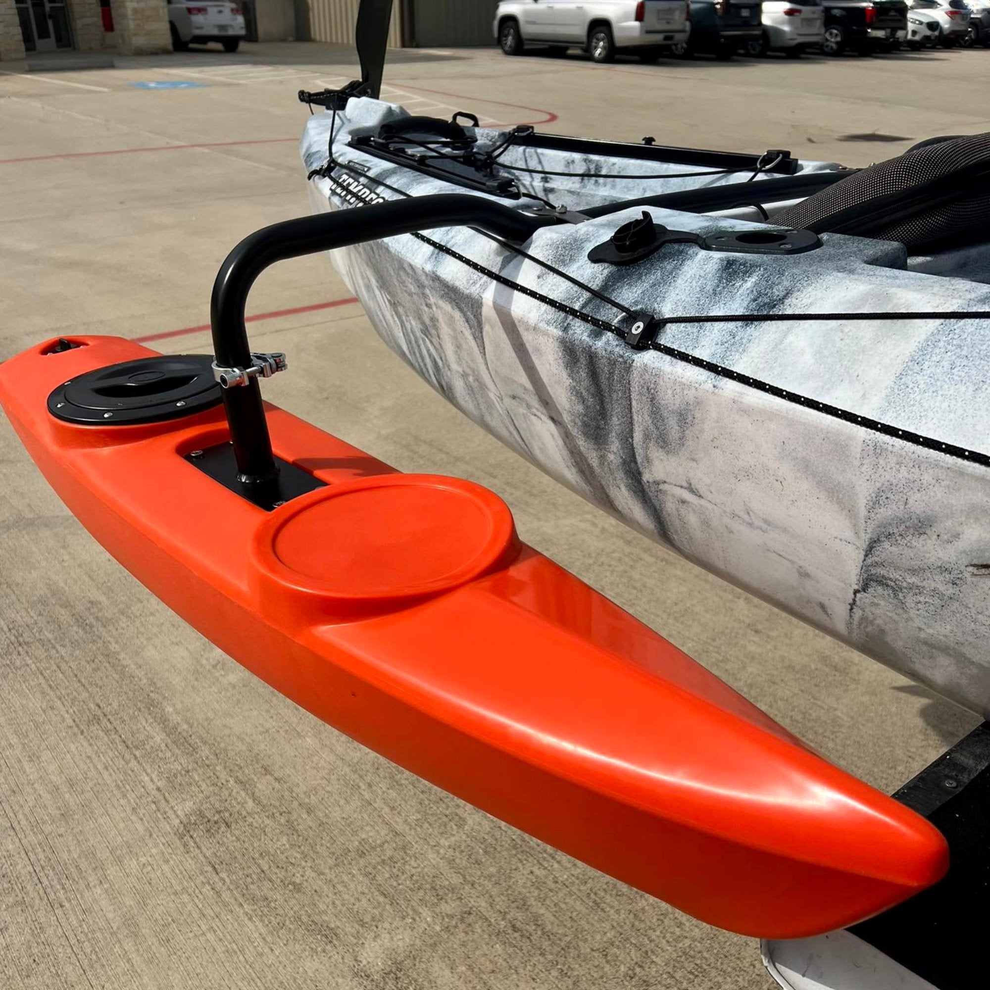 Hoodoo Kayak Stabilizing Outriggers My - Black