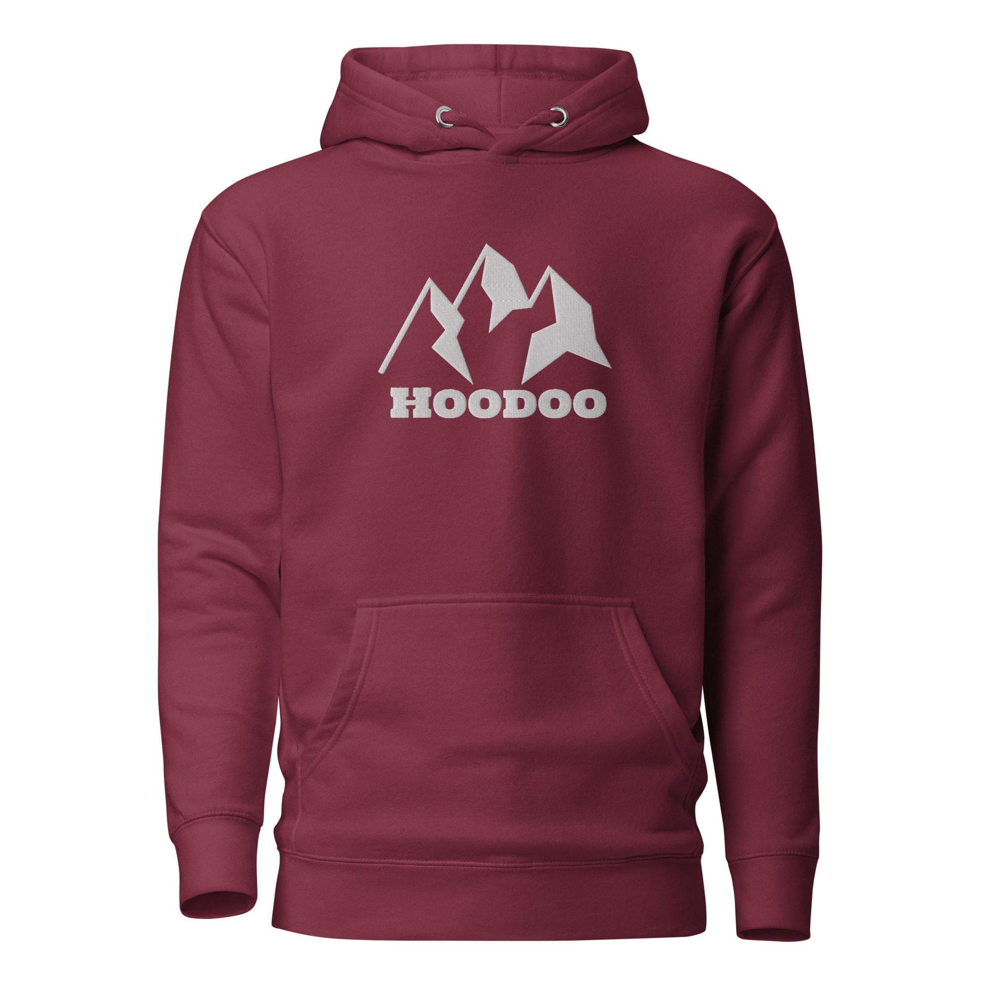 Hoodoo Logo Unisex Hoodie Hoodoo Sports Maroon S 