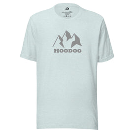 Hoodoo Logo Unisex Tee Hoodoo Sports Heather Prism Ice Blue XS 
