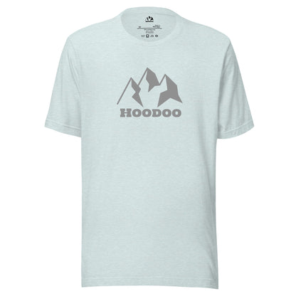 Hoodoo Logo Unisex Tee Hoodoo Sports Heather Prism Ice Blue XS 