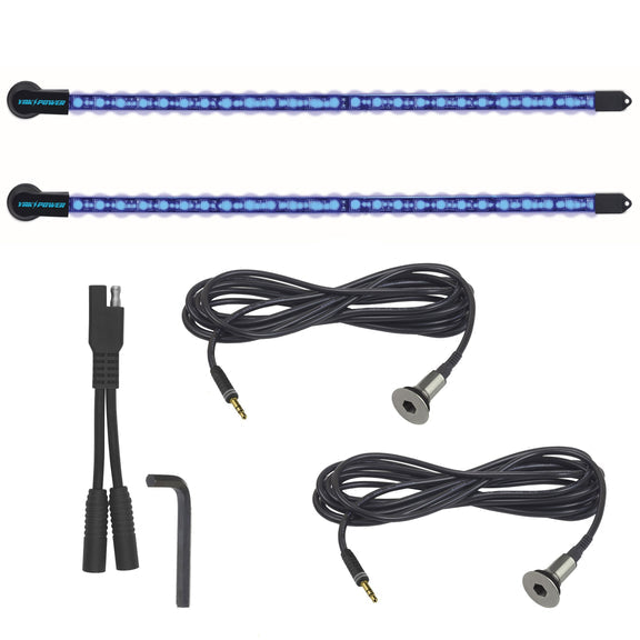 10" YakPower Blue LED Light Kit (2pc 10in.) Kayak Light YakPower 